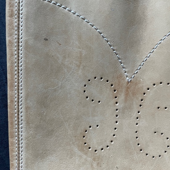 Vintage Tan Leather Cowgirl Boots 5 - Picture 9 of 17